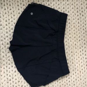 Lululemon shorts in navy blue size 8 worn once